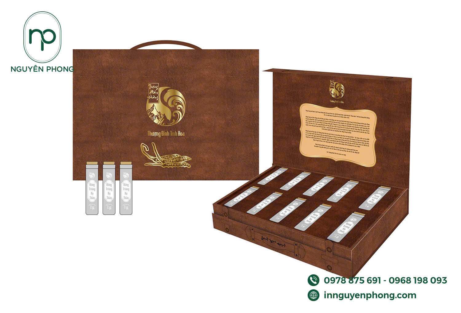 Mẫu hộp nam châm đẹp sang trọng